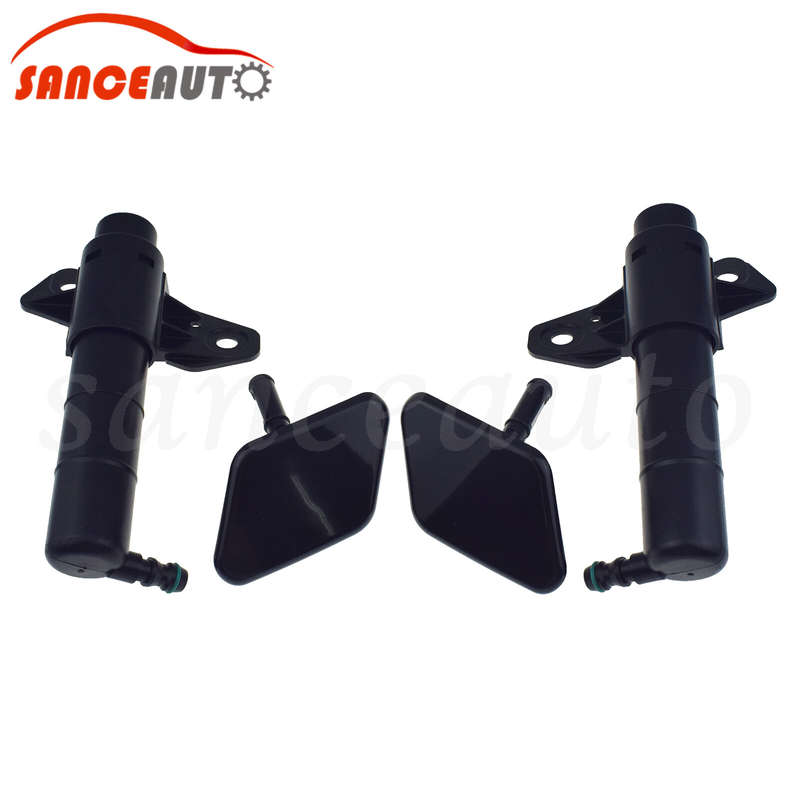 Left /Right Headlight Washer Spray Nozzle Jet Cover Cap For Kia Sportage 3 11-16