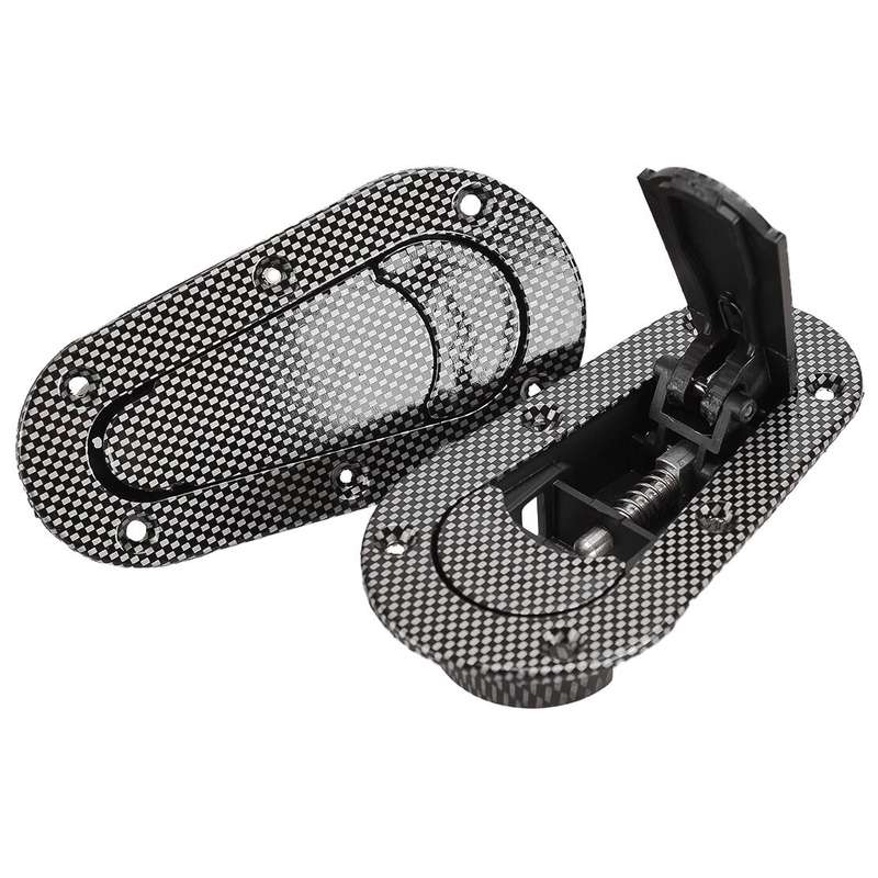 Carbon Fiber Racing Car Bonnet Plus Flush Mount Hood Latch Pin Locking Kit New