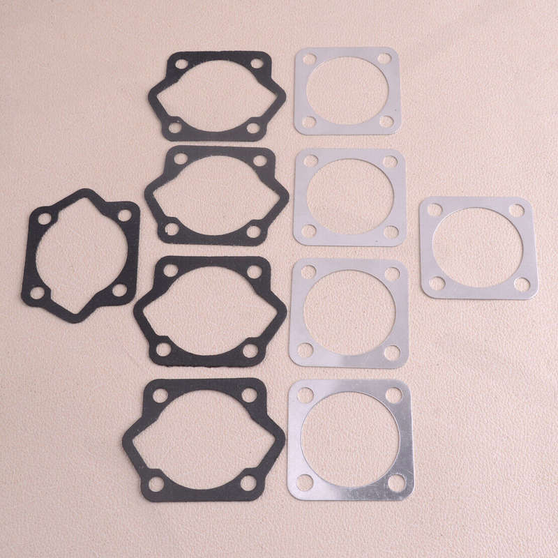 5 Sets 47mm Cylinder Head Bottom Gasket Replacement for 2 Stroke 80cc Motorized