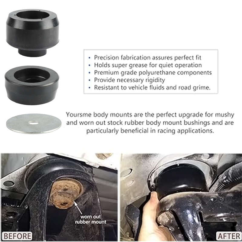 For Chevy Silverado 1500 1999-2014 GMC Sierra 7-141 Body Cab Mount Bushing Kit