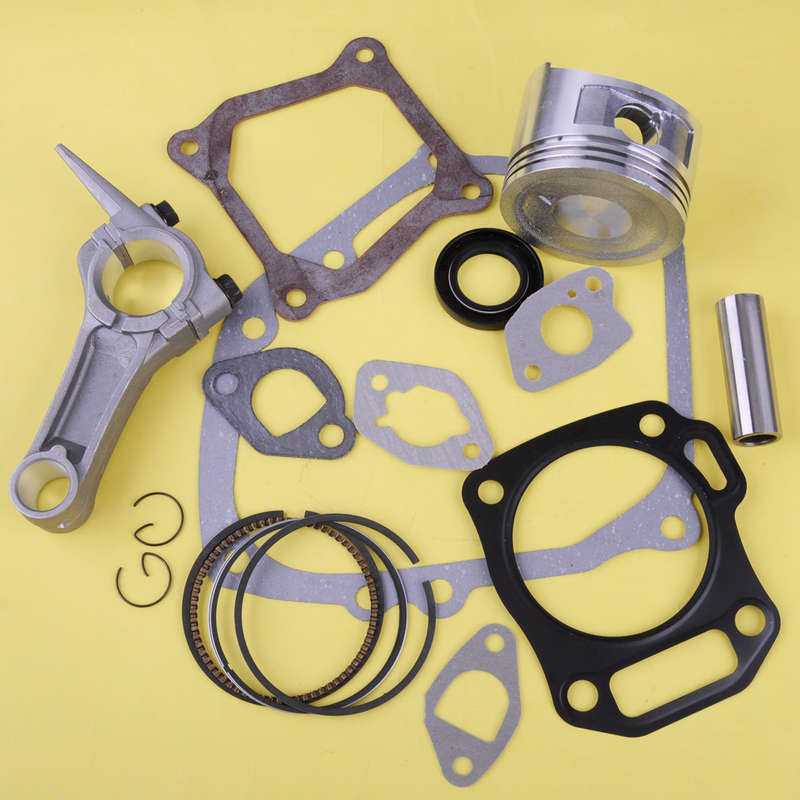 Piston Circlip Ring Oil Seal Gasket Fit for Honda GX160 5.5HP GX200 6.5HP Engine
