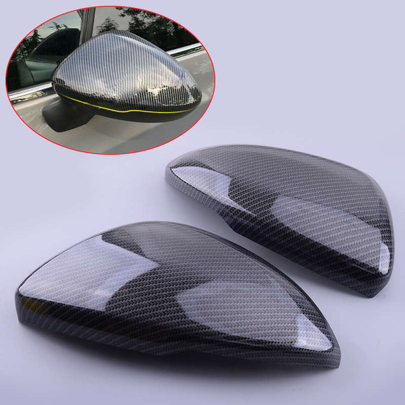 2pcs Door Side Rear View Mirror Cover Cap Trim Fit for Chevrolet Cruze 17-18
