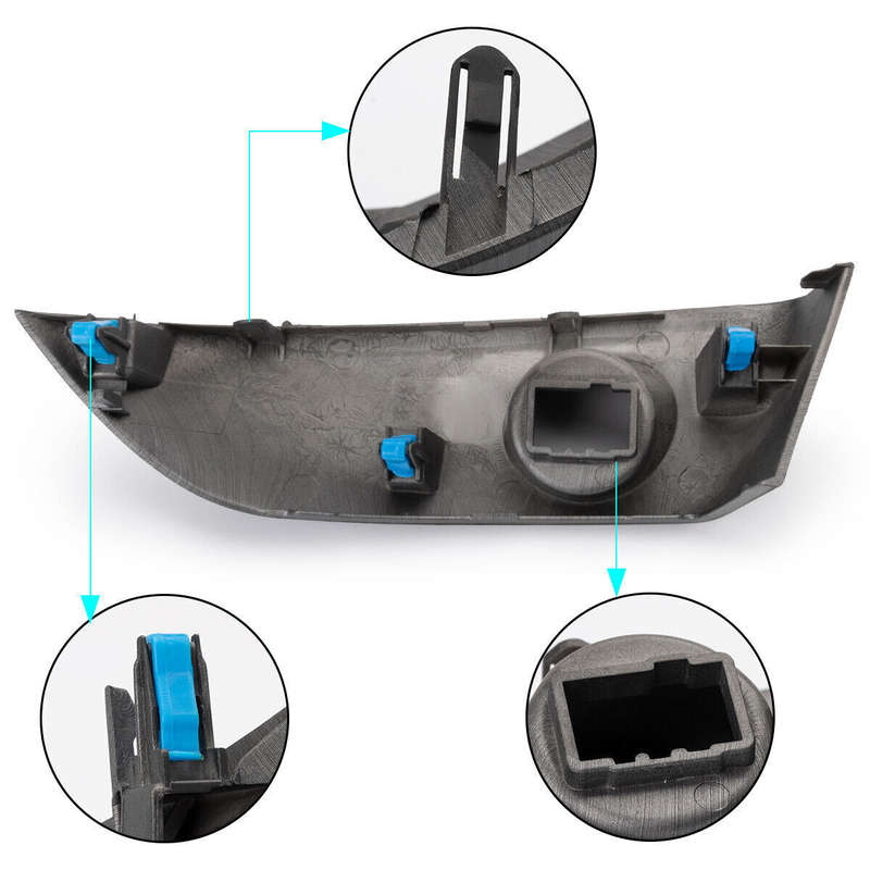 2PCS For Toyota Rav4 2006-12 Center Console Instrument Cluster Finish Panel Trim