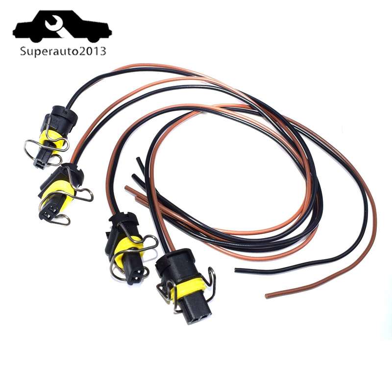 4X Wire Harness Pigtail IPR / VGT Solenoid For Ford E-350 F-250 F350 Super Duty