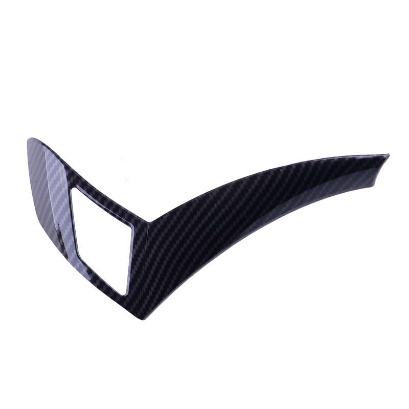 Carbon Fiber Style Steering Wheel Button Cover Fit For BMW 5Series E60 E61 03-10