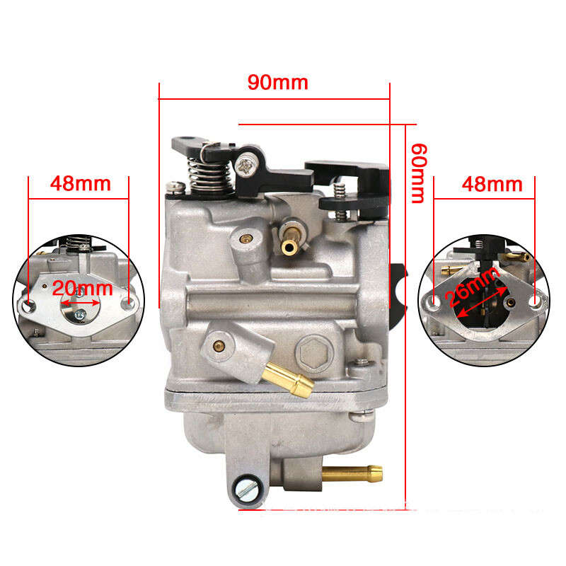 803522T03 Outboard Carburetor 4 Stroke 4HP 5HP for Tohatsu 3R1-03200-1 Mercury