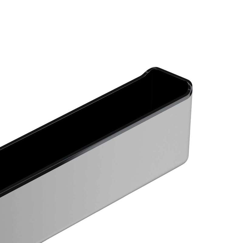 Car White Seat Gap Filler Storage Box Phone Holder Organizer