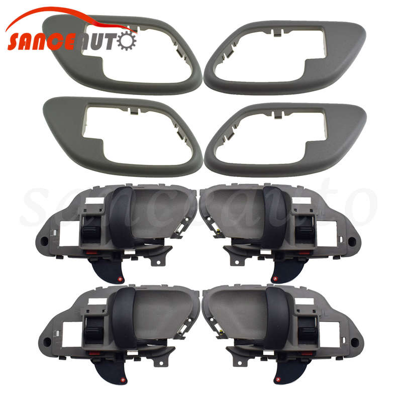 Inside Door Handle & Trim Bezel Left / Right For Chevrolet C1500 1995-1999 New
