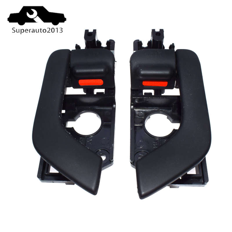 Pair Front Left & Right Side Interior Door Handle For Hyundai Tiburon 03-08 New