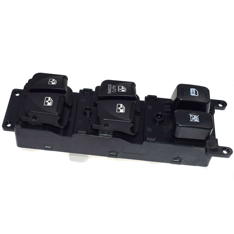 Master Power Window Door Switch for 2007-2010 Hyundai Accent 4 Door 93570-1E111