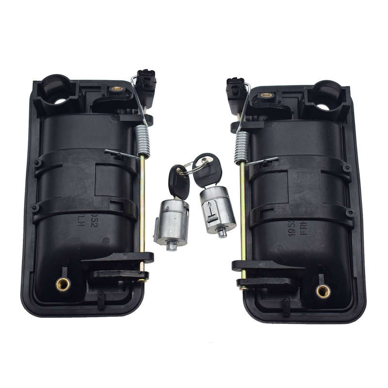 Front Exterior Outside Door Handle with Lock Cylinder Kit for CK Truck 12546858