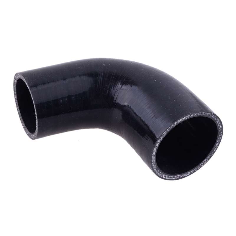 2'' To 2.5'' Silicone 90 Degree Elbow Reducer Coolant Hose Kit Black Car Hot