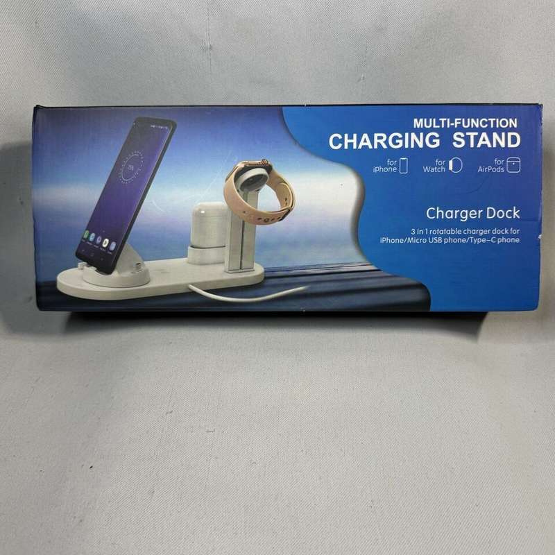 Multi-function 3 in 1 Charging Stand for Apple & Android