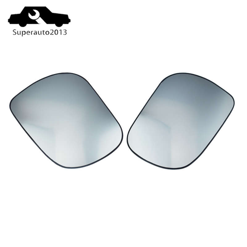 Pair Left & Right Side Mirror Glass Heated w/ Backing For Toyota RAV4 2006-11