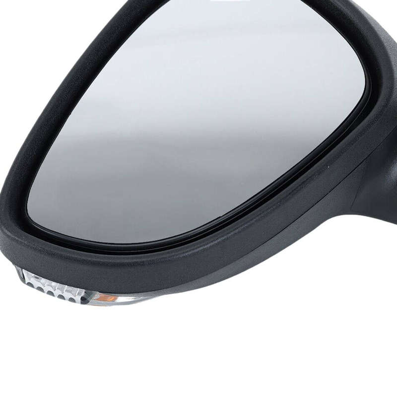 Black 2x Side Wing Door Rearview Mirror Fit for Ford Fiesta MK7 2013-2017