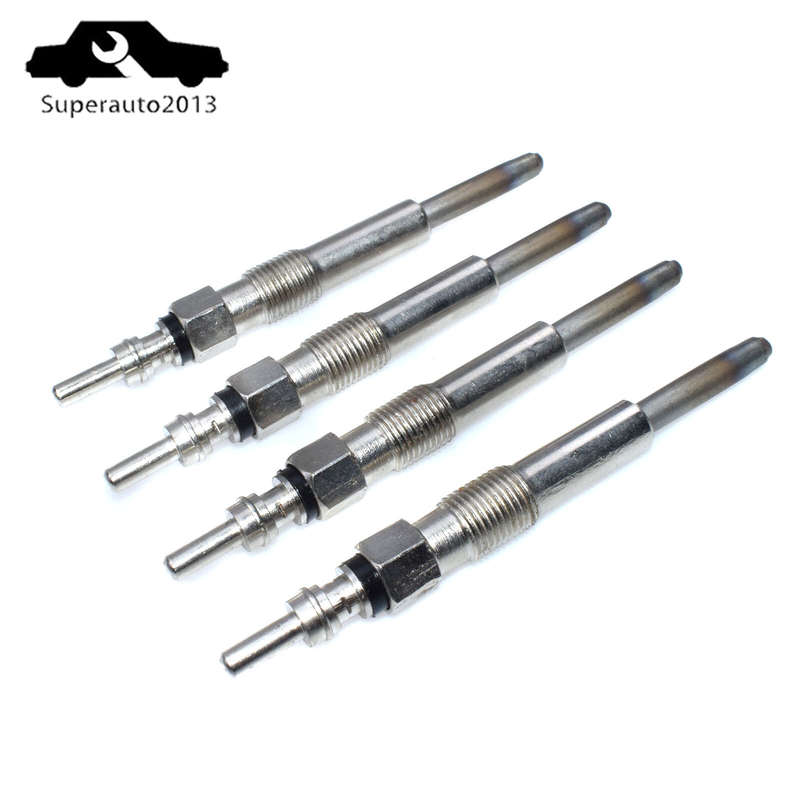 0250202022 4X Glow Plug For VW Beetle Golf Jetta 1.9L l4 TDI Audi A3 Seat Skoda