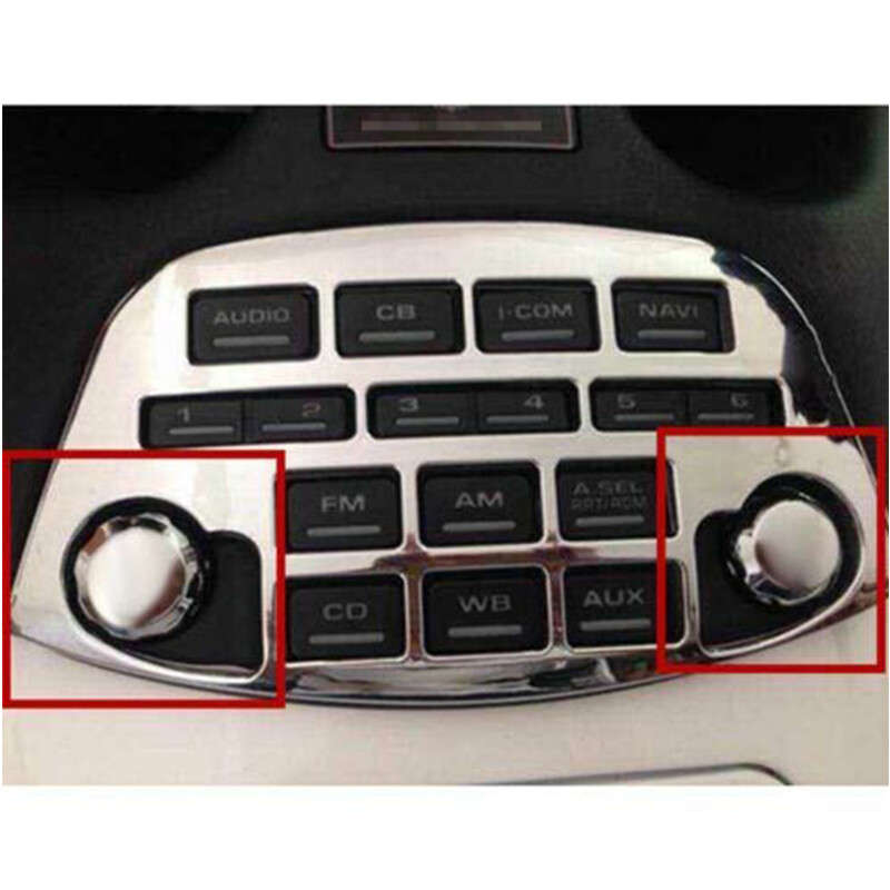 2x Radio Switch Accent Trim Cover Fit For Honda Goldwing GL1800 2001-2011