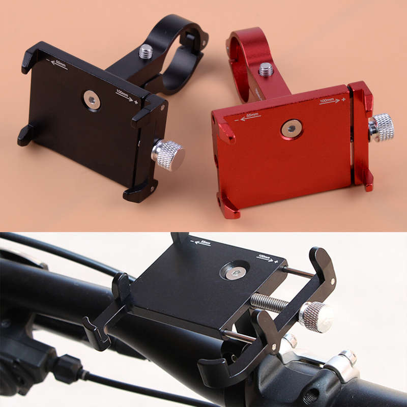 Phone Stand Holder Anti-Slip Alloy Clip Fit for Xiaomi M365 Electric Scooter