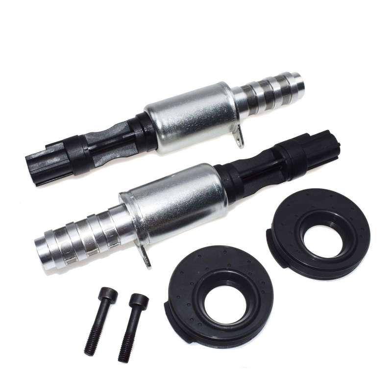 2pcs Variable Camshaft Timing Solenoid w/ Seal Screw For Ford F150 4.6V 5.4L New
