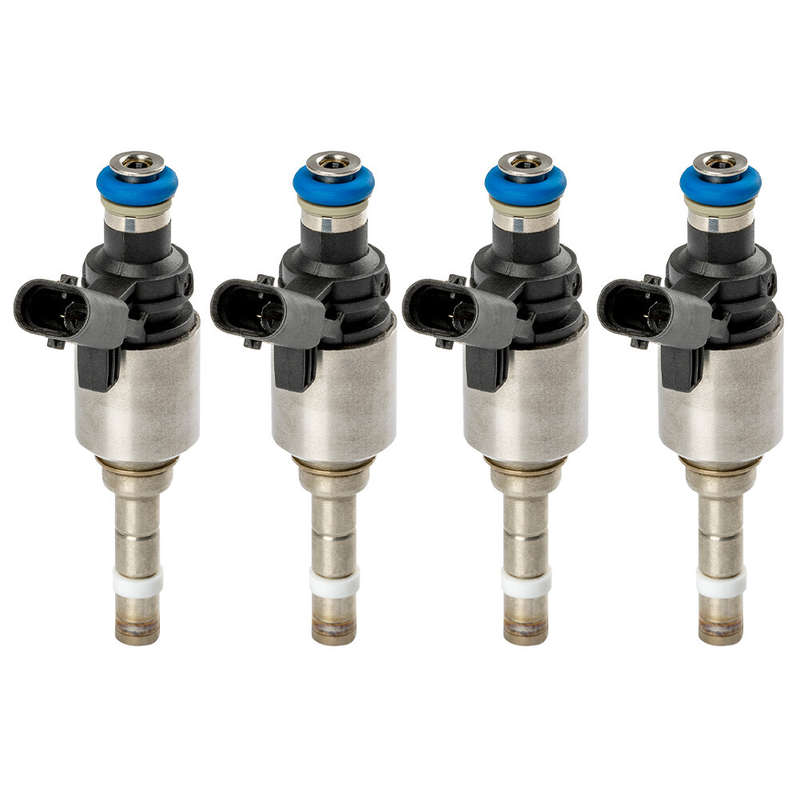 Set of 4 Fuel Injectors 0261500076 For Audi A4 A3 A5 TT VW T5 Eos CC 2.0L Turbo