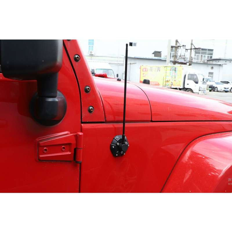 Antenna Base Cover Trim Fit For Jeep Wrangler JK Rubicon Sahara Sport JL