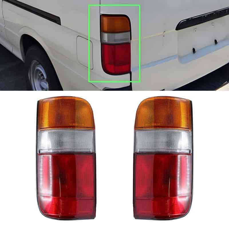 Rear L & R Tail Light Fit For Toyota Hiace Commuter Van LH112 LH125 1989-2004