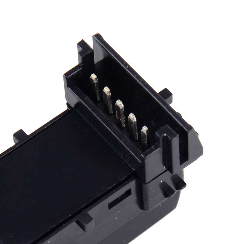 Left Front Door Lock Switch Push Button fit for GMC Sierra 15804093 Black