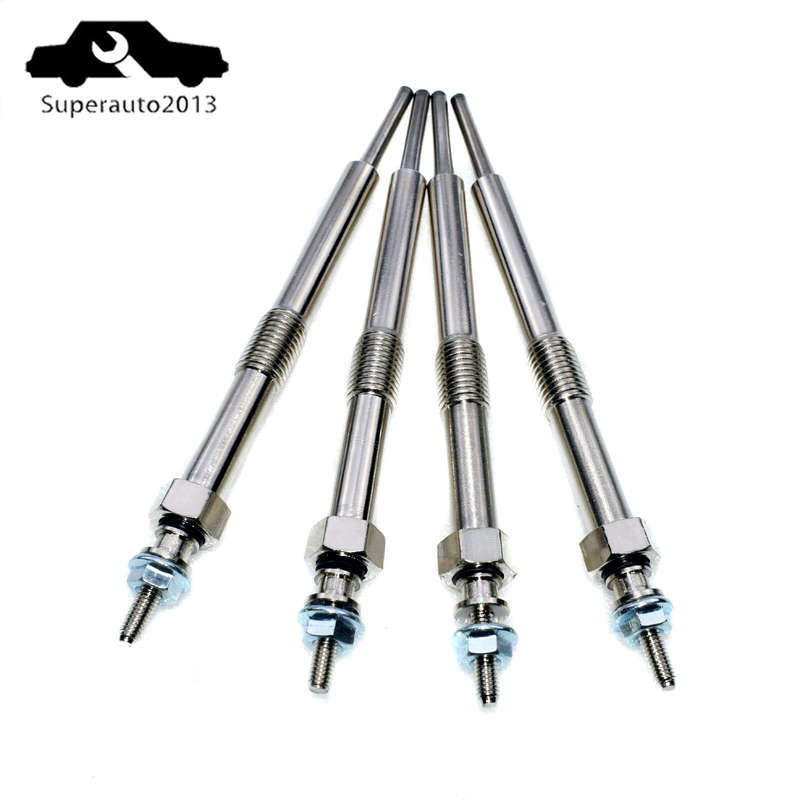 97364968 For Chevy GMC Powerstroke New Premium Dual Coil Diesel Glow Plug 4PCS