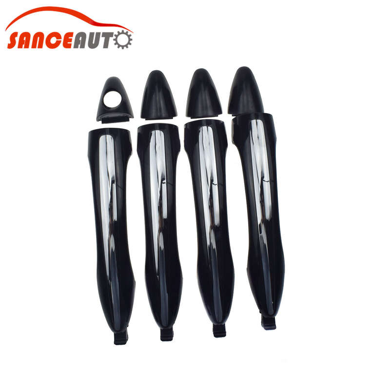 Front Rear Left Right Inside Outside Door Handle 8pcs for Kia Forte Cerato 14-18