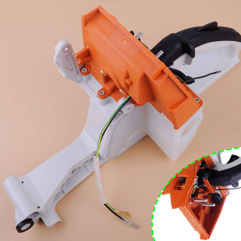 Rear Handle Gas Fuel Tank Housing Filler Cap Fit for Stihl Chainsaw MS660 MS650