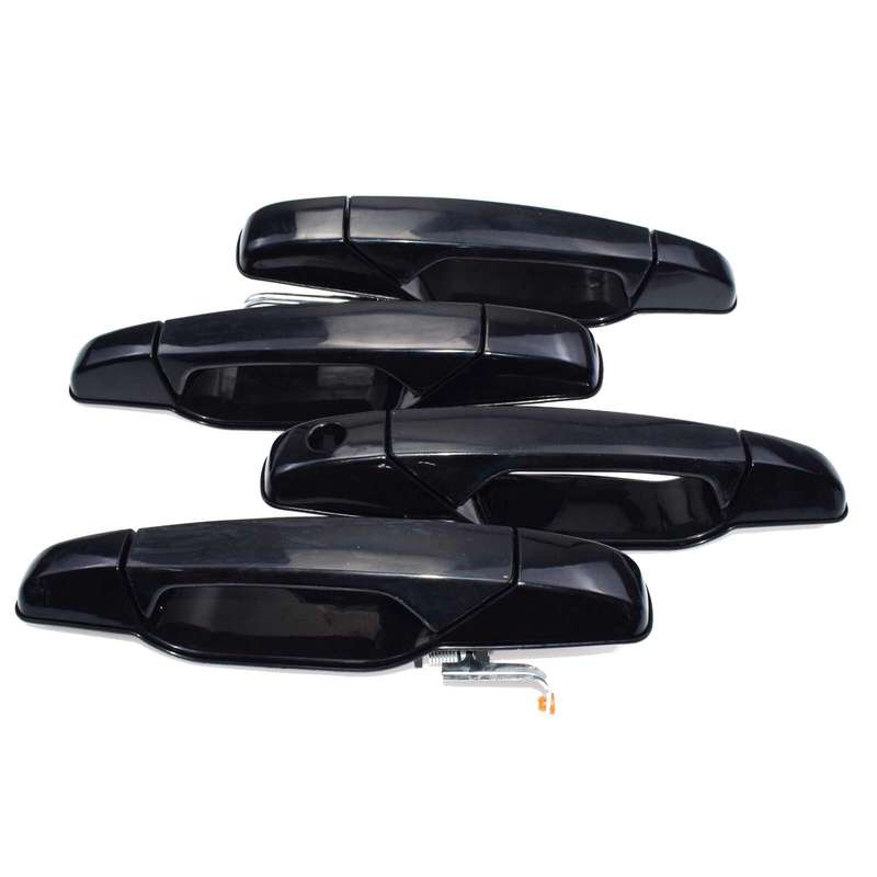 Black Outside Door Handle For 2007-2013 Chevy Tahoe GMC Yukon Sierra Escalade