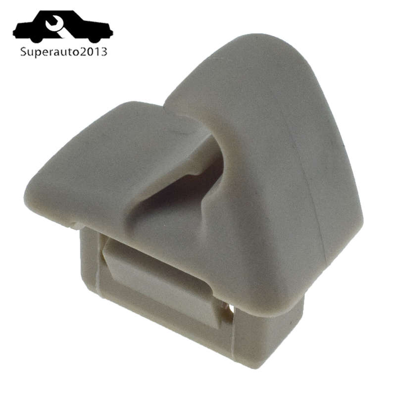 New 1PCS Sun Visor Holder Beige For 2008-21 Mitsubishi Outlander Lancer MR654610