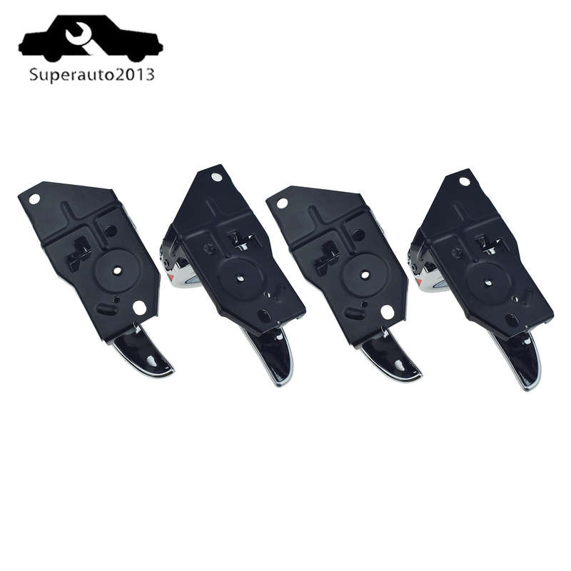 4PCS Front Rear LH RH Inside Door Handles For 2002-05 Hyundai Sonata 826103D010
