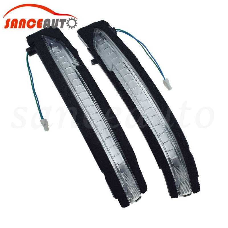 Rearview Mirror Turn Signal Light For Nissan X-trail Rogue Qashqai Murano 14-20