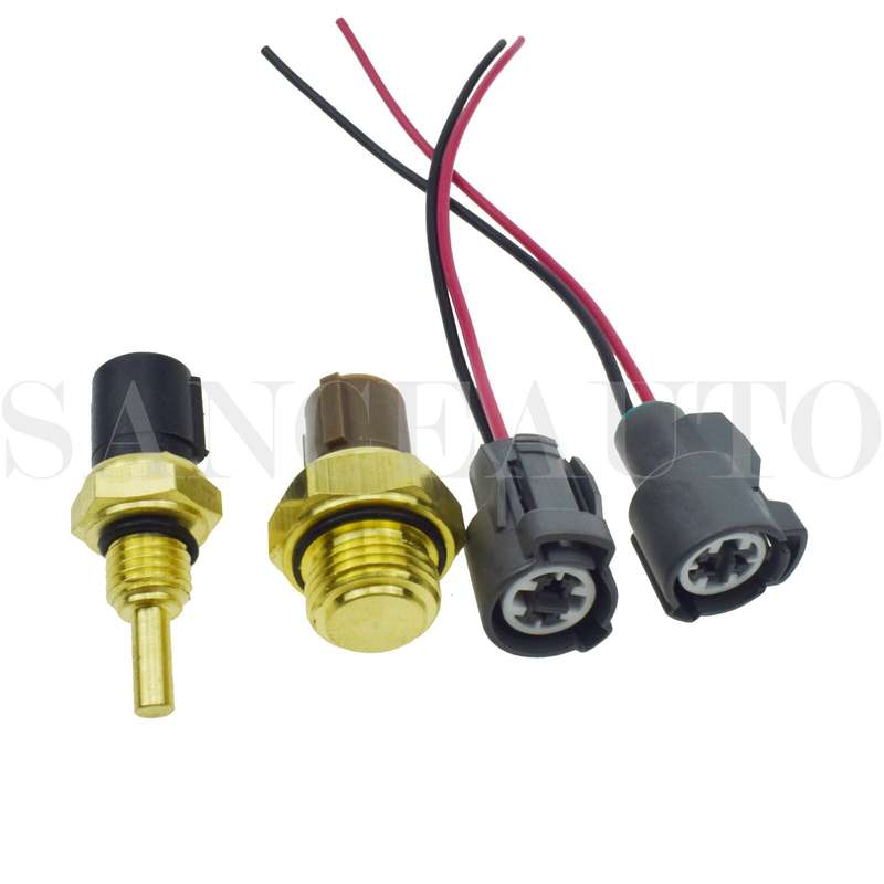 Cooling Fan Switch & Coolant Sensor & Connectors For Honda Odyssey Accord Pilot