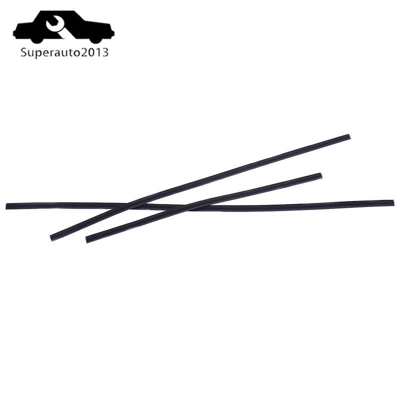 3PCS Front&Rear Wiper Blade Insert Rubber 76622-THR-A01 For 18-22 Honda Odyssey
