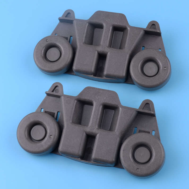 2pcs Lower Dishwasher Wheels fit for Jenn-Air Amana W10195416V Dark grey
