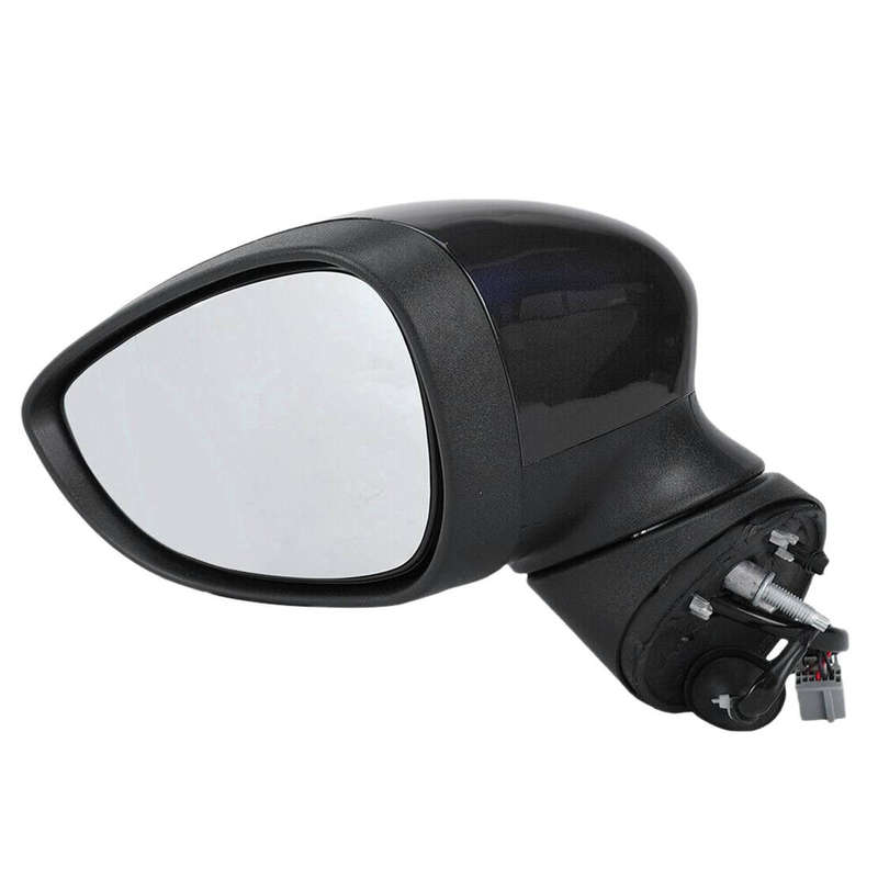 Black 2x Side Wing Door Rearview Mirror Fit for Ford Fiesta MK7 2013-2017