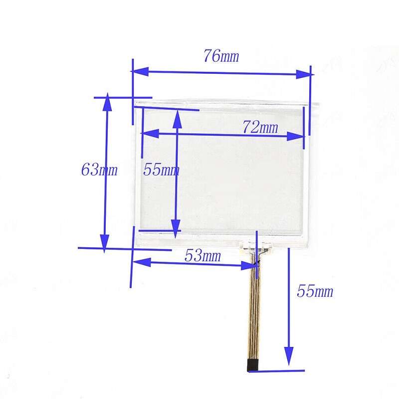 1PC New 76*64MM For TSA0159 3.5-inch Glass Panel Touch Screen