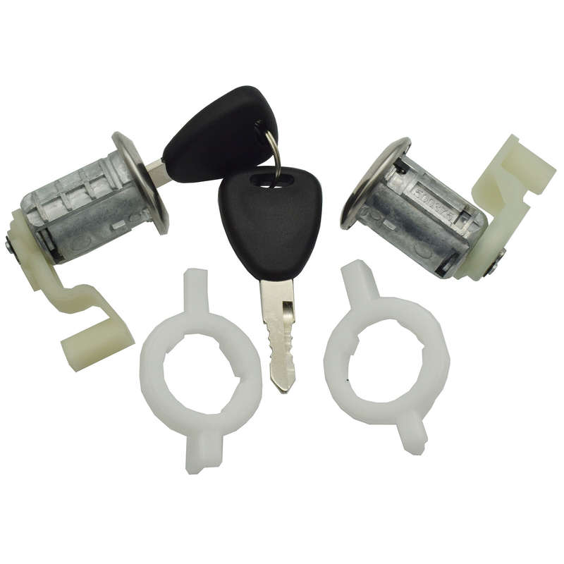 Set Of 1 Door Lock Cylinder W/2 keys 7701472806 For Renault Clio Thalia New