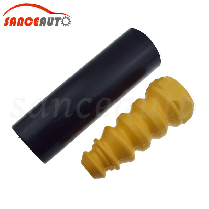 Jounce Bumper & Cover Kit Rear Strut 4PC For Audi A4 VW GOLF 3C0511359 3C0513425