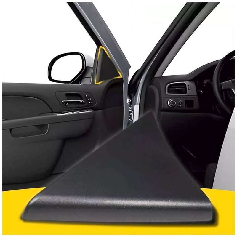 Black Left Front Door Upper Trim Panel Fit for: Chevrolet Silverado GMC Yukon