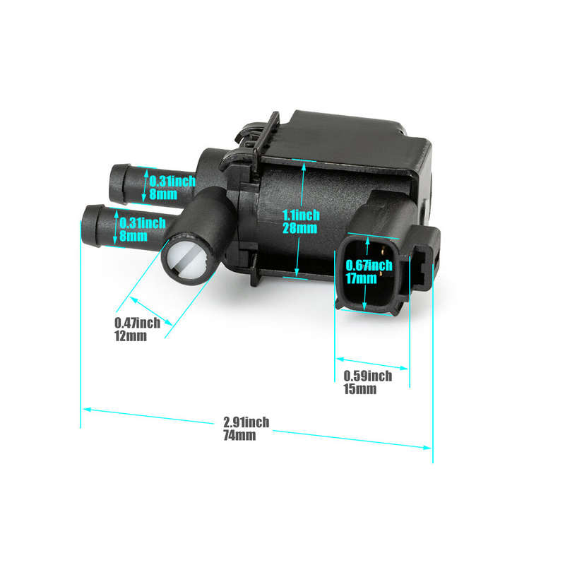 NEW Vacuum Solenoid Switch Valve 192000-3042 For Toyota Corolla T100 Paseo Black