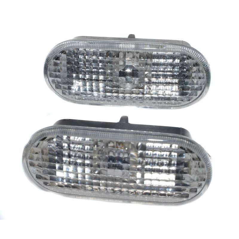 FIT 1999-2004 VW GOLF JETTA CLEAR LENS SIDE MARKER LAMP HOUSING CAP 1J0949117