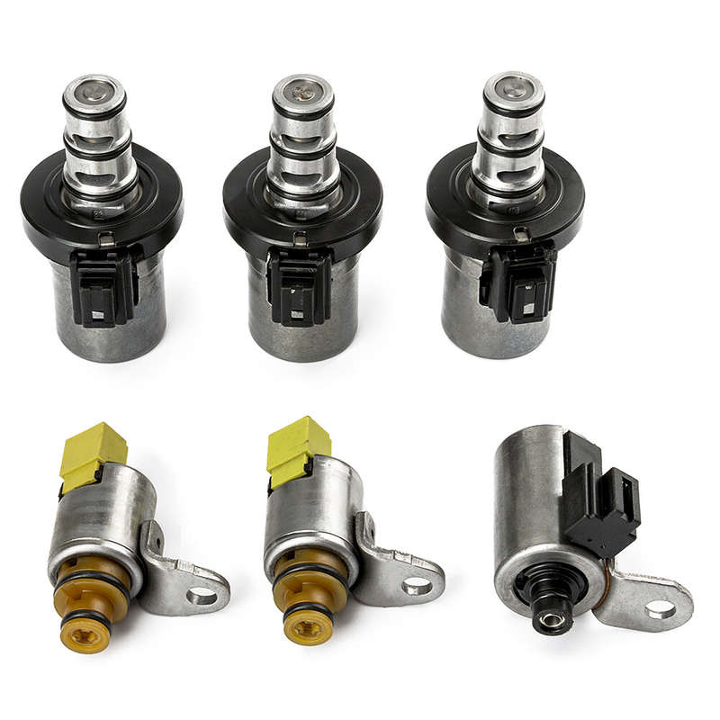 6 pcs Transmission Solenoid Kit For Mazda 2 3 5 6 CX-7 MPV 48420K-R 4F27E