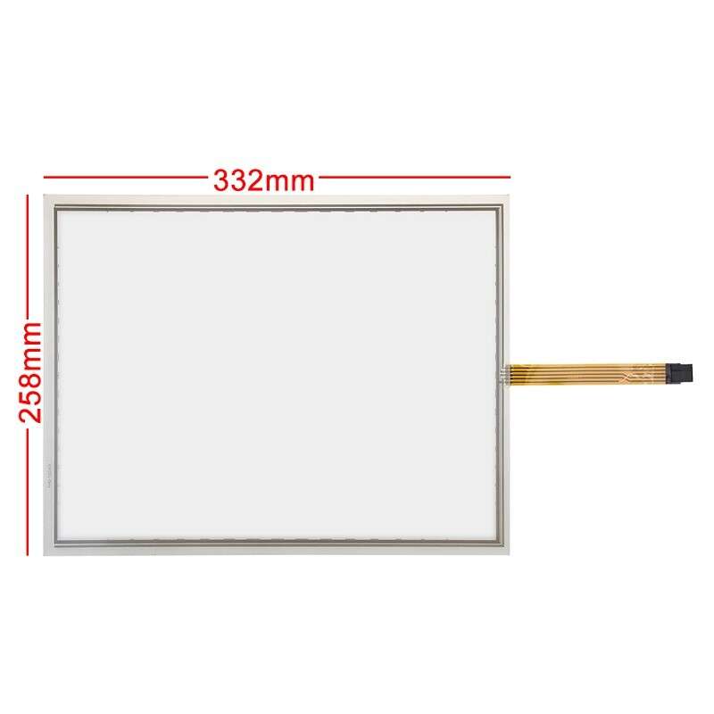 For Siemens A5E02713377 PANEL 15T 677B/C Resistive Touch Screen 332*258mm