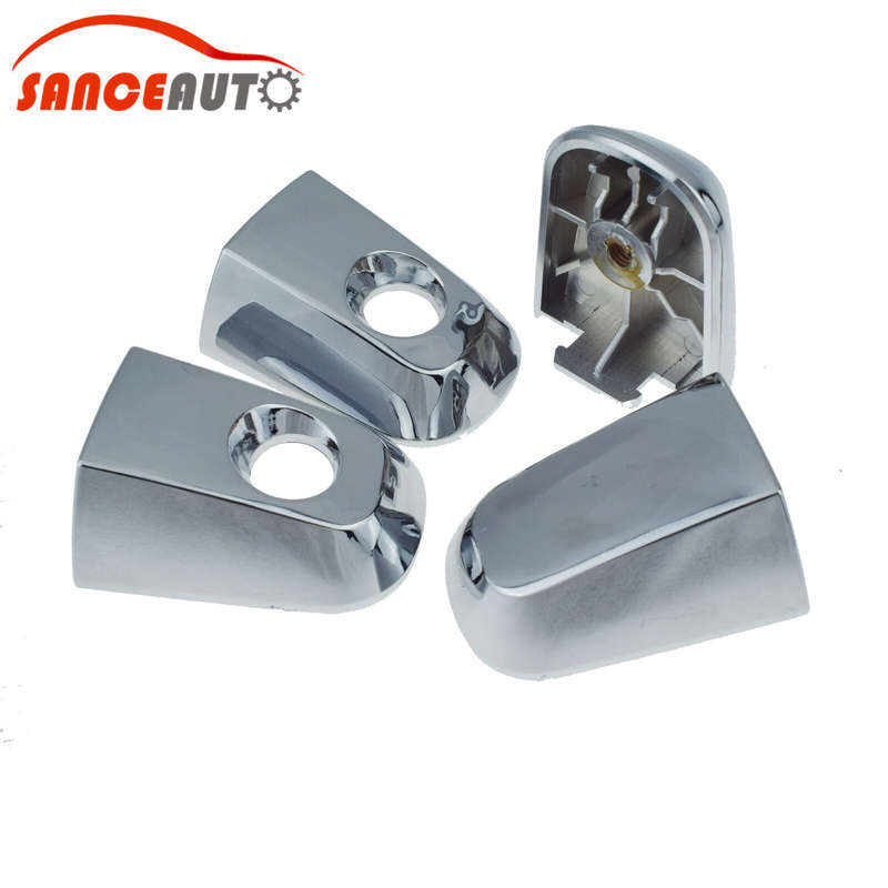 Chrome Front Rear Left Right Outside Door handle Cover for Mitsubishi L200 05-15