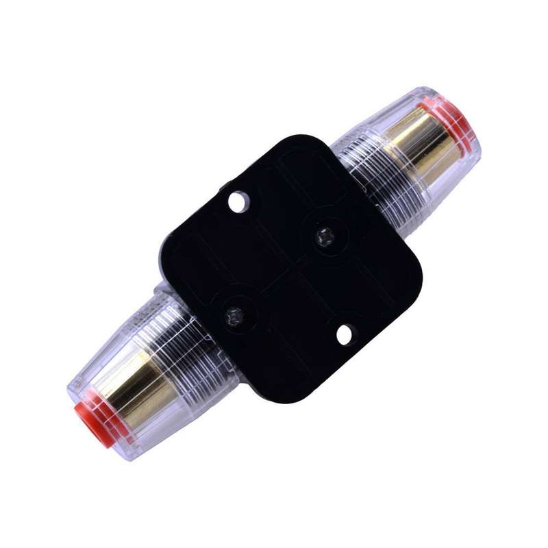 Car Stereo Audio 12V Circuit Breaker Fuse Inline Fits 4 8 Gauge Wire 150 Amp A2