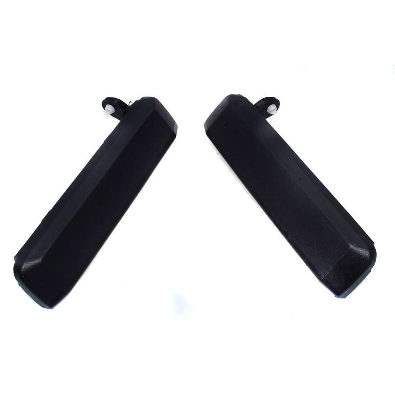 2PC Front Left & Right Outside Door Handle Black For Nissan Truck Pickup 1987-97