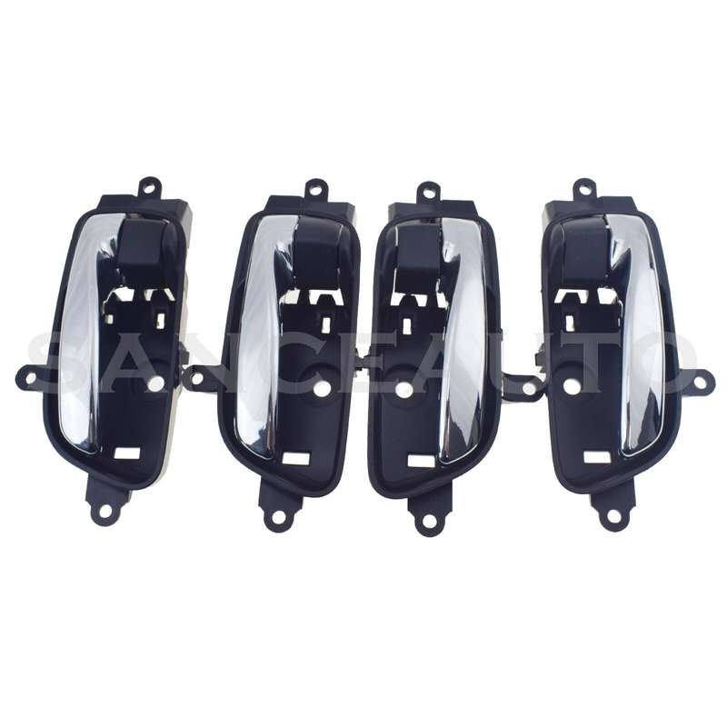 4PCS Left Right Inside Door Handles for Nissan Altima Pathfinder Titan 2013-2017